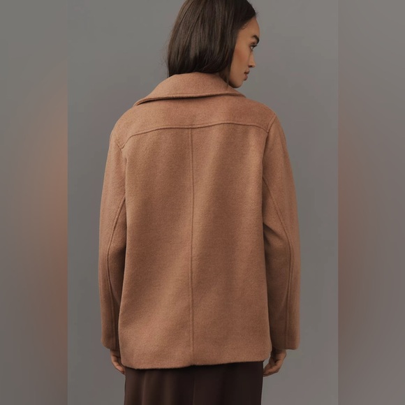 Anthropologie Maeve Longline Moto Wool-Blend Jacket XL - Picture 7 of 9